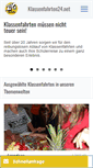 Mobile Screenshot of klassenfahrten24.net